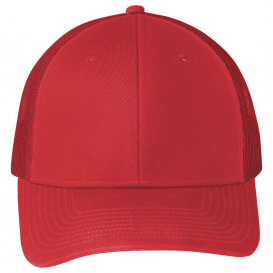 Port Authority C112 Snapback Trucker Cap - True Red
