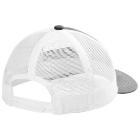 Port Authority C119 Unstructured Snapback Trucker Cap - Gusty Grey/White
