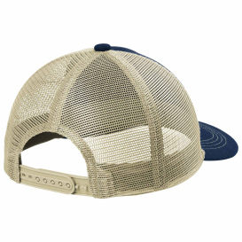 Port Authority C119 Unstructured Snapback Trucker Cap - True Navy/Tan
