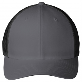 Port Authority C812 Flexfit Mesh Back Cap - Graphite/Black
