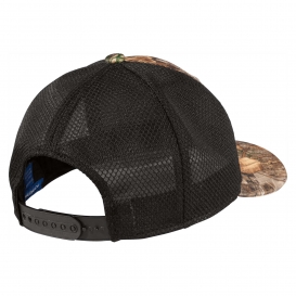 Port Authority C892 Performance Camouflage Mesh Back Snapback Cap - Realtree Edge/Black