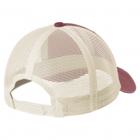 Port Authority C943 Beach Wash Mesh Back Cap - Red Rock/Stone