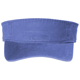 Port Authority C944 Beach Wash Visor - Blue Moon