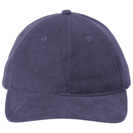 Port Authority C973 Light Corduroy Dad Cap - Dress Blue Navy