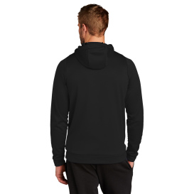 Nike CN9473 Therma-FIT Pullover Fleece Hoodie - Team Black | Full Source