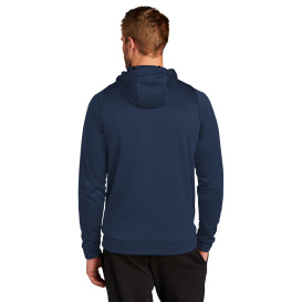 Nike CN9473 Therma-FIT Pullover Fleece Hoodie - Team Navy