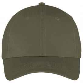 Port & Company CP80 Six-Panel Twill Cap - Olive Drab Green