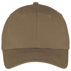 Port Authority CP80 Six-Panel Twill Cap - Woodland Brown