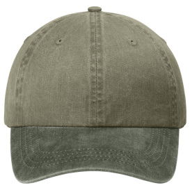 Port Authority CP83 Two-Tone Pigment-Dyed Cap - Khaki/Hunter
