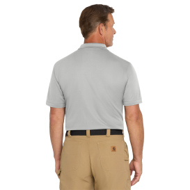 CornerStone CS4020P Industrial Snag-Proof Pique Pocket Polo - Light Grey