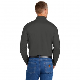 CornerStone CS418LS Select Lightweight Snag-Proof Long Sleeve Polo - Charcoal