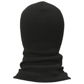 CornerStone CS805 Rib Knit Face Mask - Black