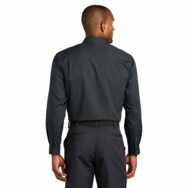 CornerStone CSW174 Long Sleeve Select Ripstop Shirt - Echo Steel
