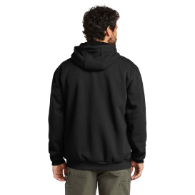 Carhartt 100632 Rain Defender Rutland Thermal-Lined Hooded Zip-Front Sweatshirt - Black