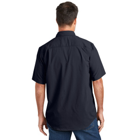 Carhartt 105292 Force Solid Short Sleeve Shirt - Navy