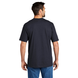 Carhartt K84 Workwear Short Sleeve Henley T-Shirt - Navy