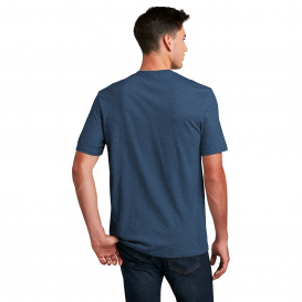 District DM108 Perfect Blend Tee - Deep Royal Fleck