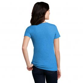 District DM108L Women\'s Perfect Blend Tee - Heathered Bright Turquoise