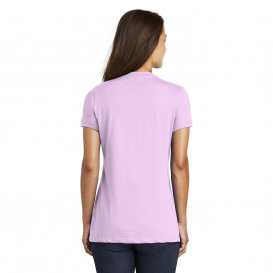 District DM1170L Women\'s Perfect Weight V-Neck Tee - Soft Purple