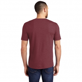District DM130 Perfect Tri Crew Tee - Maroon Frost