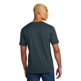 District DT106 Perfect Weight Icon Tee - Deep Steel Blue