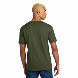 District DT106 Perfect Weight Icon Tee - Military Green