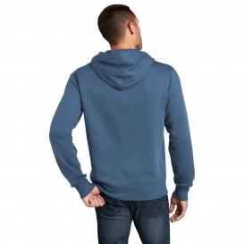 District DT1101 Perfect Weight Fleece Hoodie - Maritime Blue