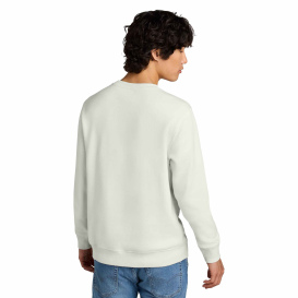 District DT1106 Perfect Weight Fleece Crew - White Onyx