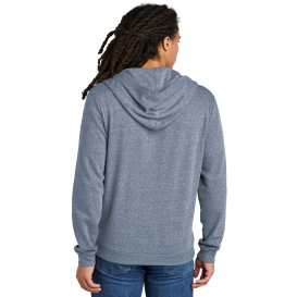 District DT1302 Perfect Tri Fleece Full-Zip Hoodie - Navy Frost