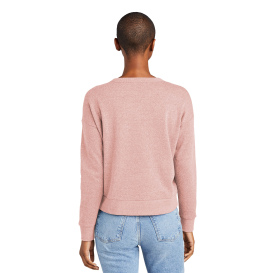 District DT1312 Perfect Tri Fleece Crewneck Sweatshirt - Blush Frost