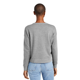 District DT1312 Perfect Tri Fleece Crewneck Sweatshirt - Grey Frost