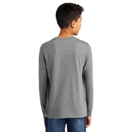 District DT132Y Youth Perfect Tri Long Sleeve Tee - Grey Frost