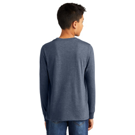 District DT132Y Youth Perfect Tri Long Sleeve Tee - Navy Frost