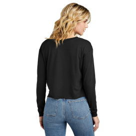 District DT141 Women\'s Perfect Tri Midi Long Sleeve Tee - Black