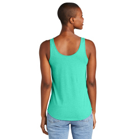 District DT151 Women\'s Perfect Tri Relaxed Tank - Aqua Heather