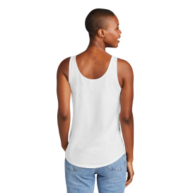 District DT151 Women's Perfect Tri Relaxed Tank - White