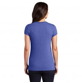 District DT155 Women\'s Fitted Perfect Tri Tee - Royal Frost