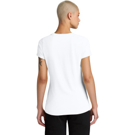 District DT188 Ladies Perfect Weight CVC Tee - Bright White
