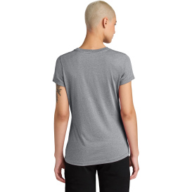 District DT188 Ladies Perfect Weight CVC Tee - Graphite Heather