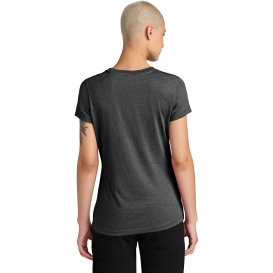 District DT188 Ladies Perfect Weight CVC Tee - Jet Black