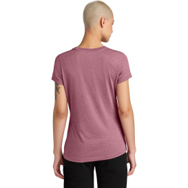 District DT188 Ladies Perfect Weight CVC Tee - Orchid Haze Heather