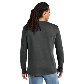 District DT2103 Wash Long Sleeve Tee - Graphite
