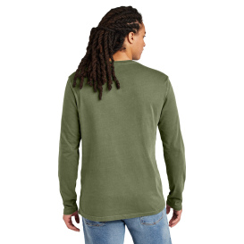 District DT2103 Wash Long Sleeve Tee - Olive Drab Green