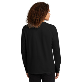 District DT572 Featherweight French Terry Long Sleeve Crewneck - Black