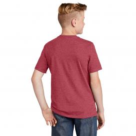 District DT6000Y Youth Very Important Tee - Heathered Red