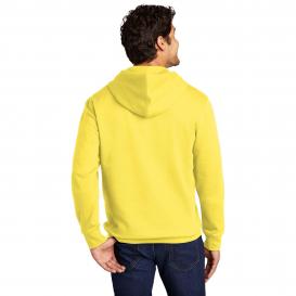 District DT6100 V.I.T. Fleece Pullover Hoodie - Light Yellow