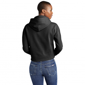 District DT6101 Womens V.I.T. Fleece Hoodie - Black