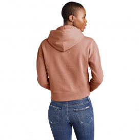 District DT6101 Womens V.I.T. Fleece Hoodie - Desert Rose