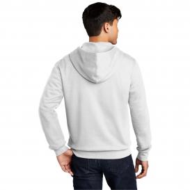 District DT6102 V.I.T. Fleece Full-Zip Hoodie - White