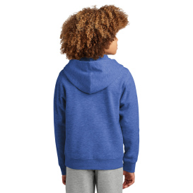 District DT6102Y Youth V.I.T Fleece Full-Zip Hoodie - Royal Frost